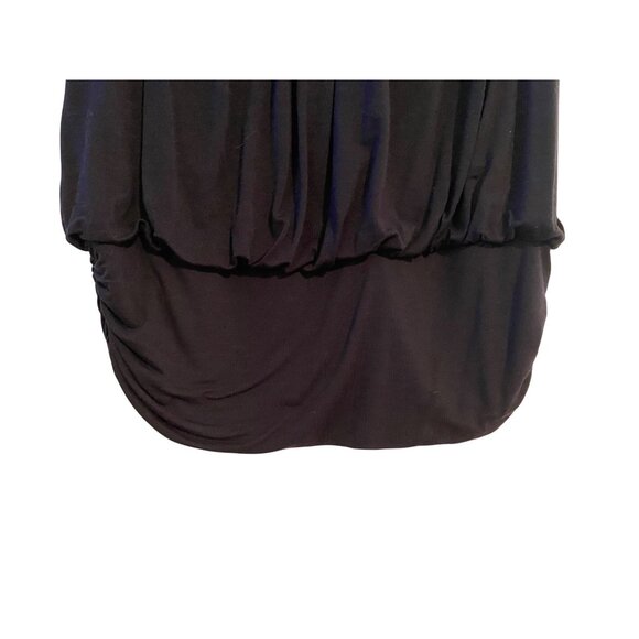 Max Edition Black Sleeveless Blouse Women’s XL Draped Pleated Front Relaxed Fit - Picture 12 of 12